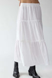 Frill Elastic Waist Skirt - Trendsi - Flyclothing LLC
