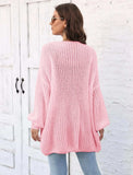 Open Front Long Sleeve Cardigan - Trendsi - Flyclothing LLC