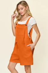 Double Take Full Size Texture Sleeveless Romper - Trendsi - Flyclothing LLC