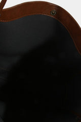 Fame Faux Leather Tote Bag - Trendsi