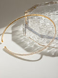 Stainless Steel Inlaid Zircon Necklace - Trendsi