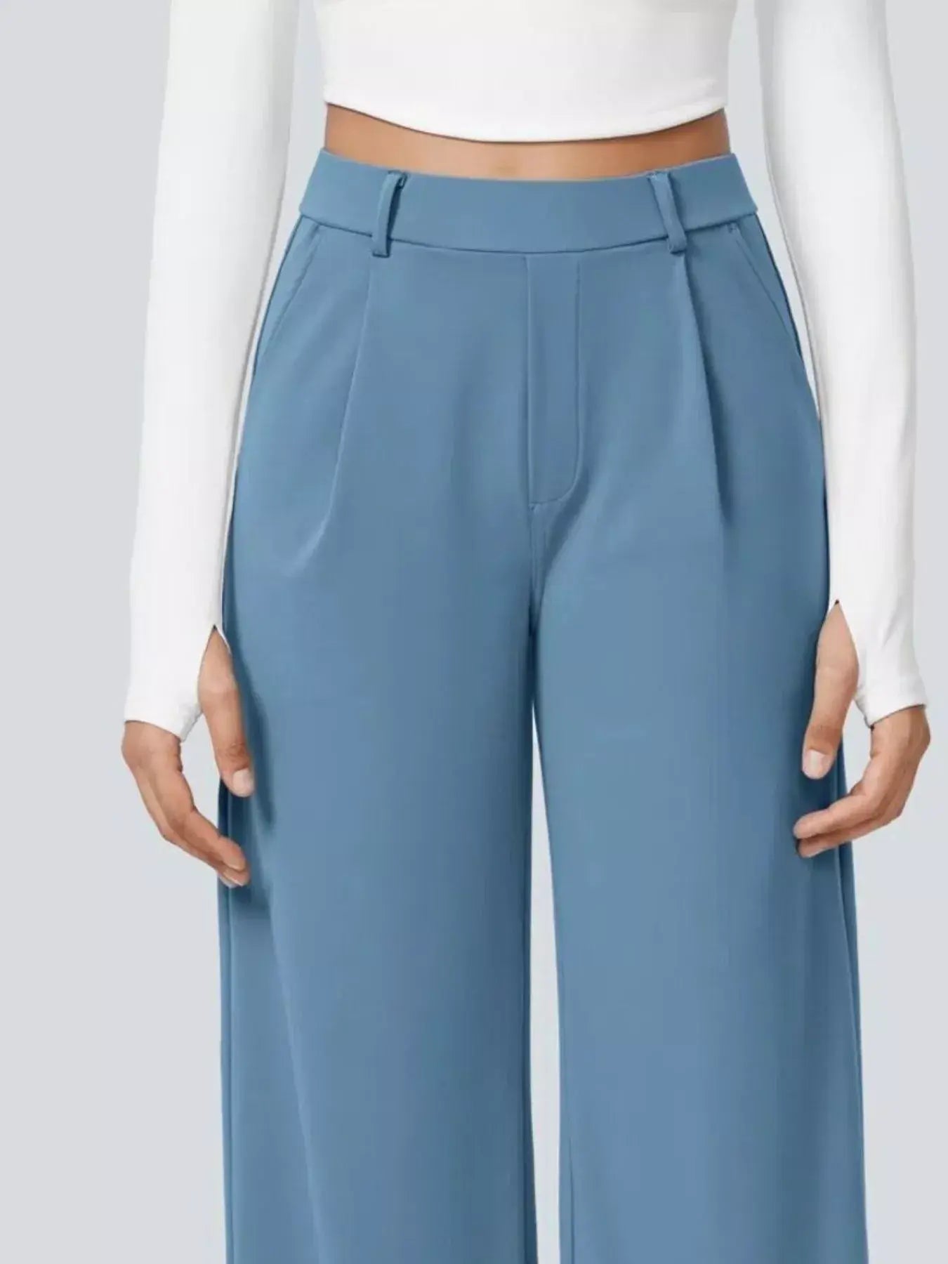 Wide Leg Pants - Trendsi - Flyclothing LLC