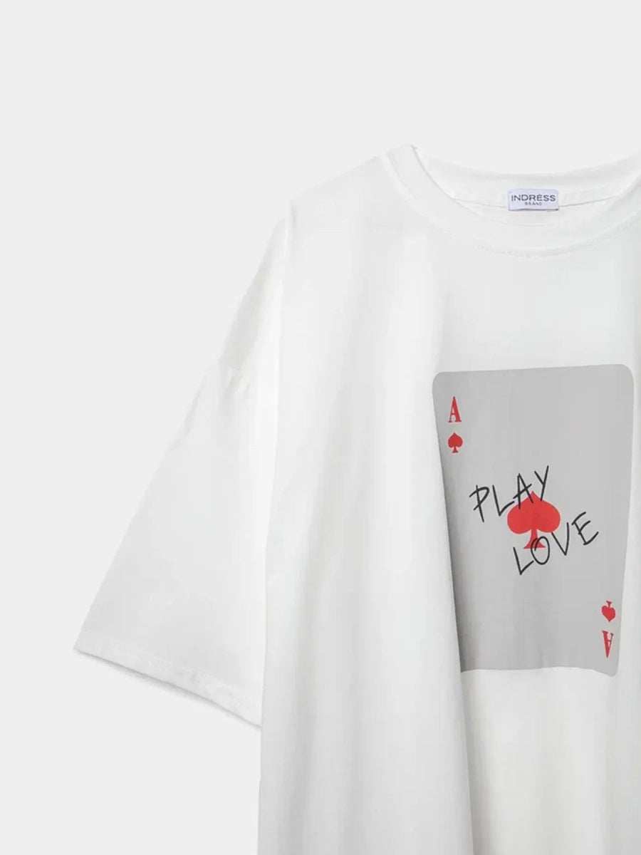 Graphic Round Neck Half Sleeve T-Shirt - Trendsi - Flyclothing LLC