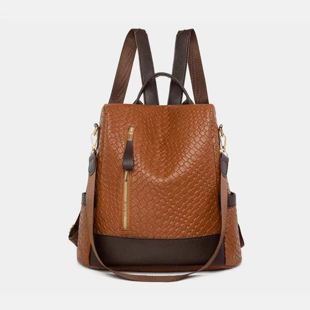 PU Leather Backpack Bag - Trendsi - Flyclothing LLC