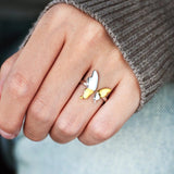 925 Sterling Silver Butterfly Ring - Trendsi