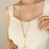 Titanium Steel Chain Necklace - Trendsi - Flyclothing LLC