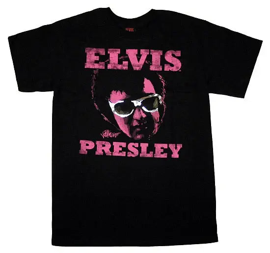 Elvis Presley Shades Distressed Print Shirt - Elvis Presley - Flyclothing LLC