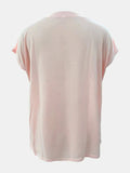 Full Size Round Neck Cap Sleeve T-Shirt - Trendsi - Flyclothing LLC
