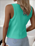 Solid Scoop Neck Tank - Trendsi - Flyclothing LLC