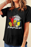 Graphic Round Neck Short Sleeve T-Shirt - Trendsi