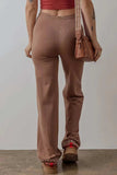 High Waist Pants - Trendsi - Flyclothing LLC
