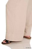 Zenana Woven Airflow Drawstring Pants - Trendsi - Flyclothing LLC