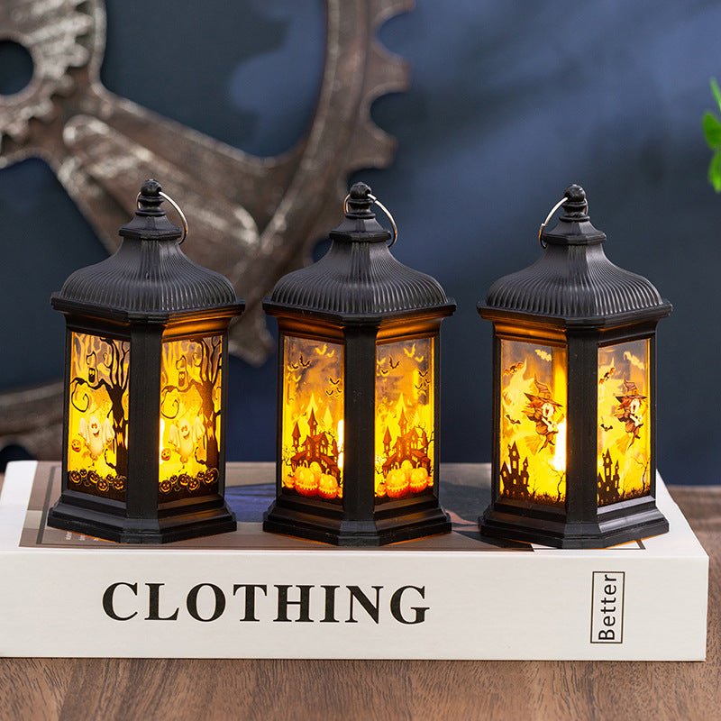 Halloween Decorations Children's Portable Pumpkin Lantern Halloween Ornaments Halloween Pendant Wind Lantern Props - My Store - Flyclothing LLC
