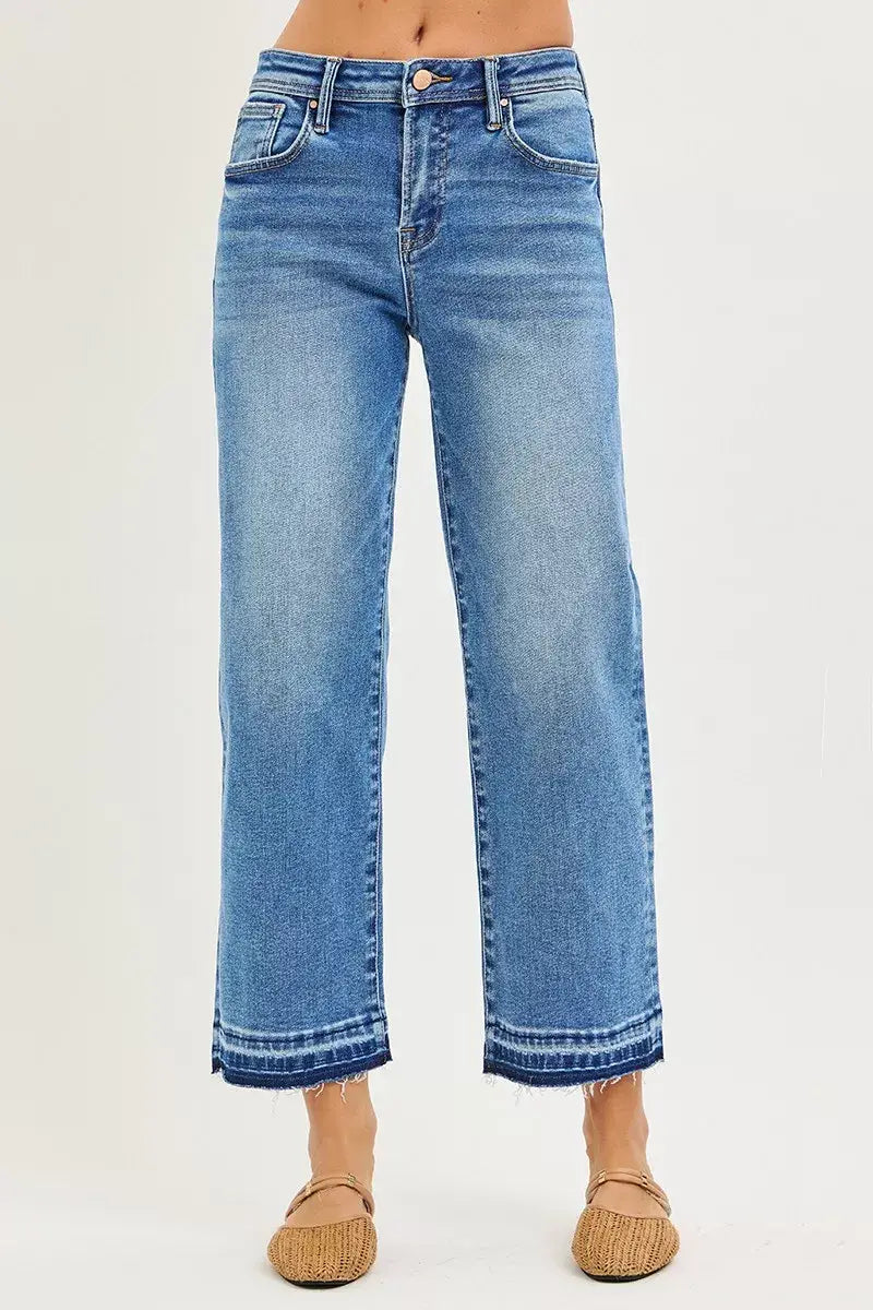 RISEN Full Size Slouchy Cropped Boyfriend Jeans Plus Size - Trendsi - Flyclothing LLC