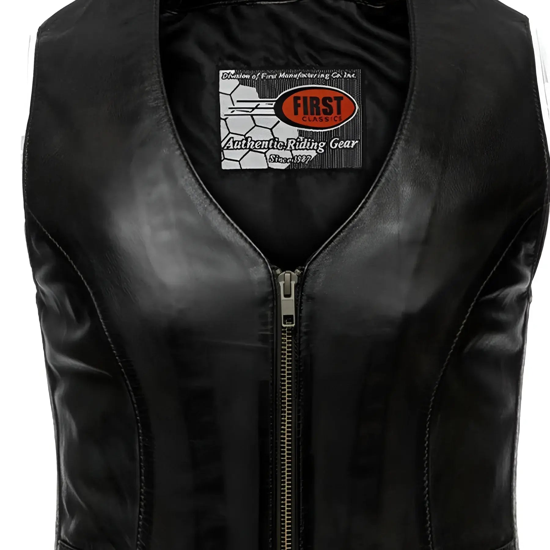 Savannah Women's Western Style Motorcycle Leather Vest - First Manufacturing Company - Flyclothing LLC