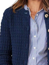 Button Up Round Neck Long Sleeve Cardigan - Trendsi - Flyclothing LLC