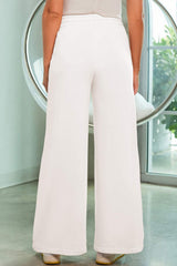 Drawstring Wide Leg Pants with Pockets - Trendsi - Flyclothing LLC