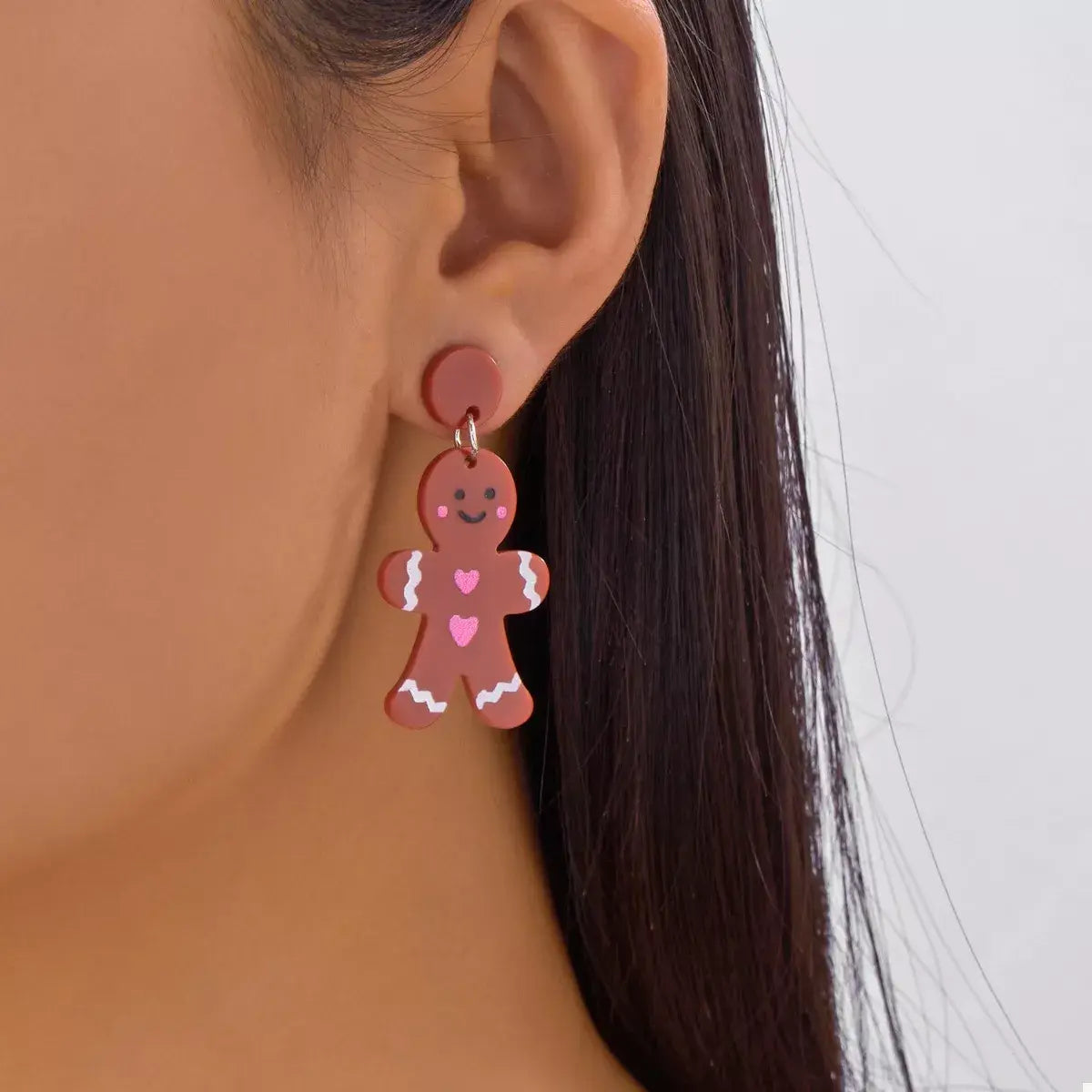 Christmas Acrylic Dangle Earrings - Trendsi - Flyclothing LLC