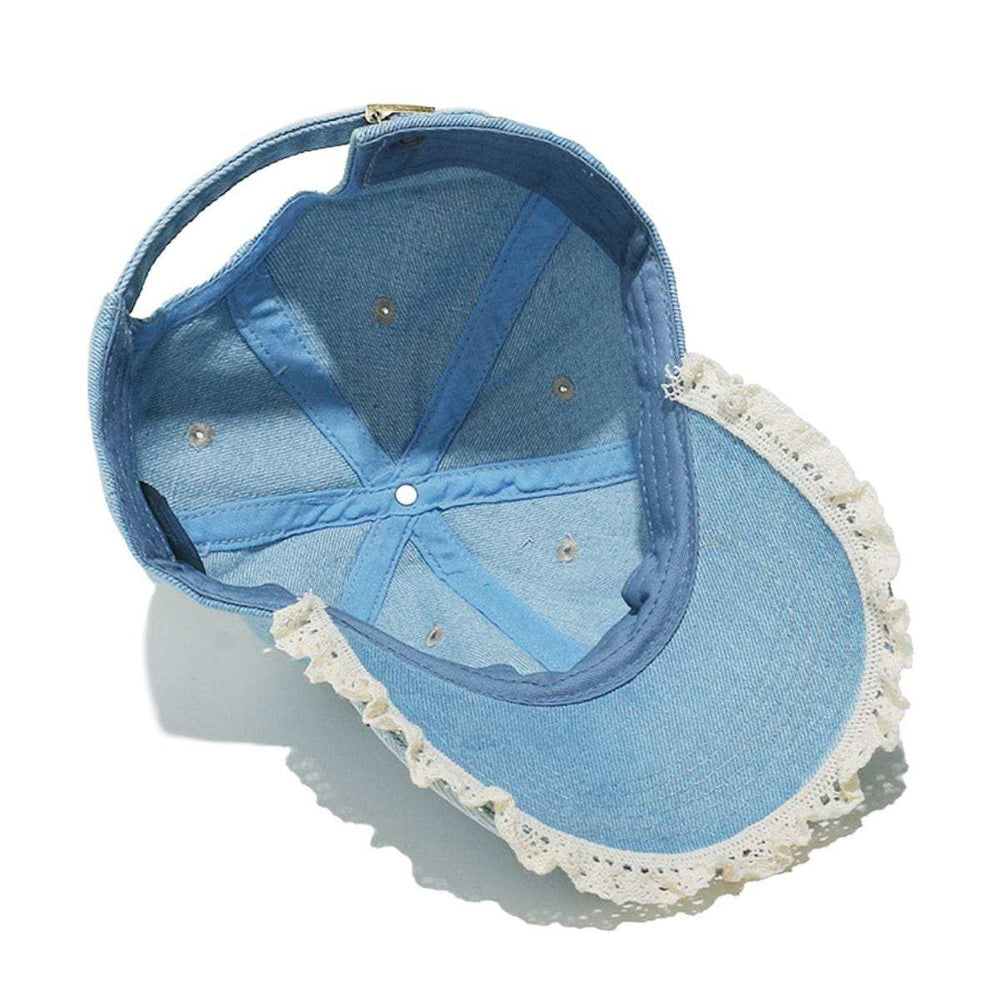 Dog Bow Adjustable Baseball Cap - Trendsi - Flyclothing LLC