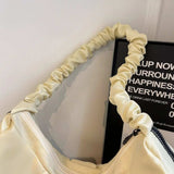 Ruched Large Tote Bag - Trendsi - Flyclothing LLC