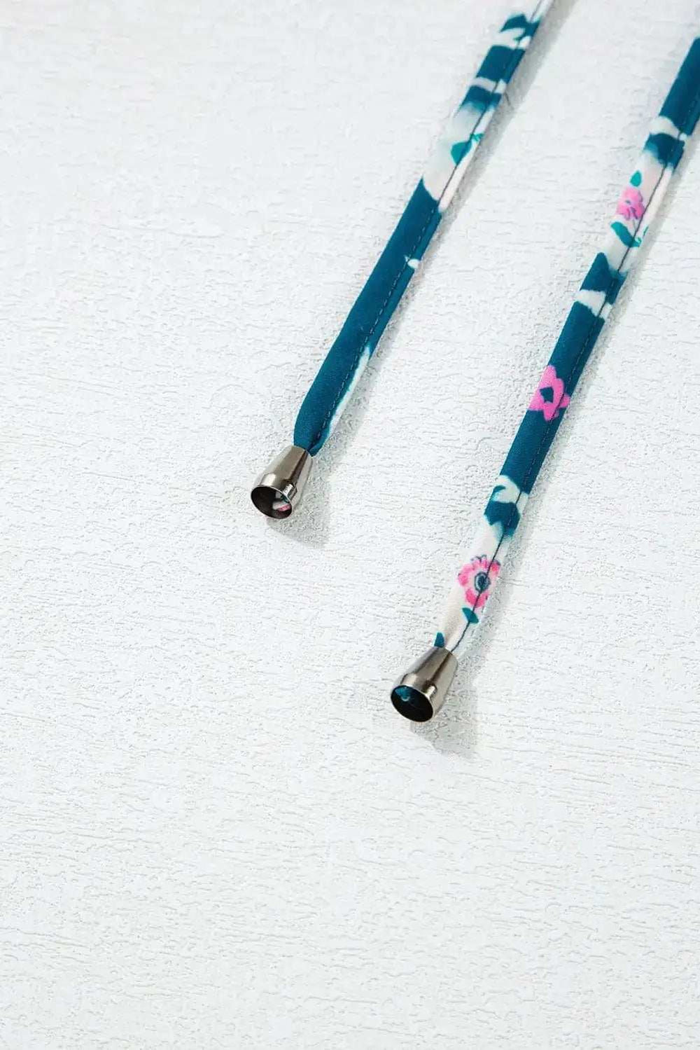 Printed Tie Neck Ruffled Cap Sleeve Dress - Trendsi - Flyclothing LLC