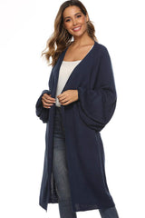 Long Sleeve Open Front Cardigan - Trendsi - Flyclothing LLC