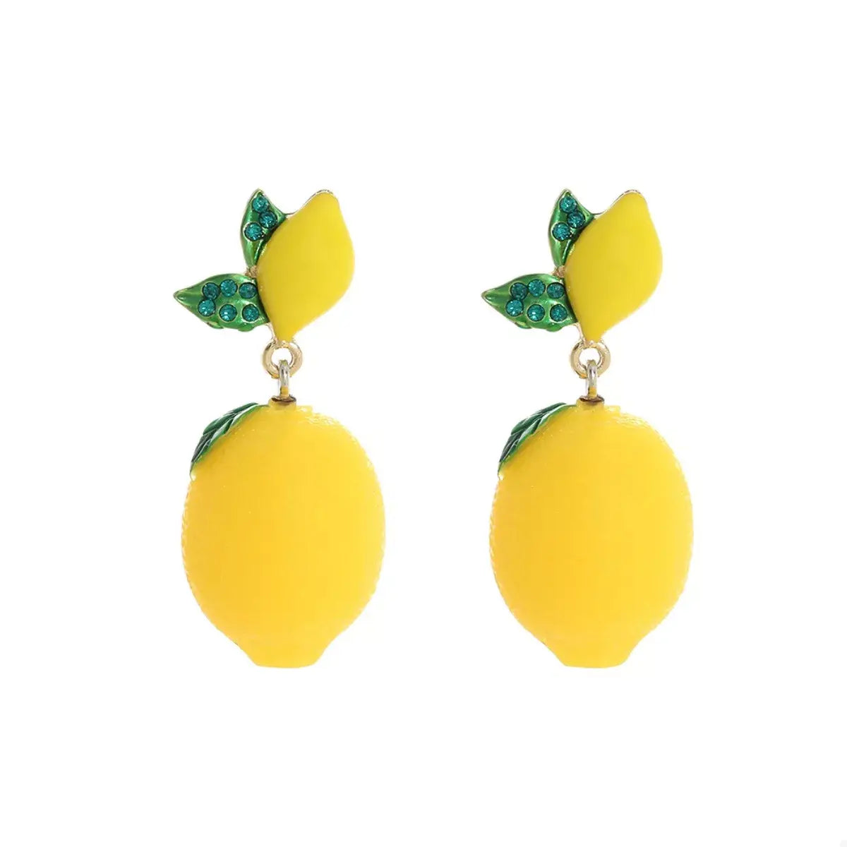 Lemon Fruit Drop Earrings - Trendsi - Flyclothing LLC