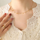 Titanium Steel Charm Necklace - Trendsi - Flyclothing LLC