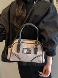 Vintage Top Handle Crossbody Bag - Trendsi - Flyclothing LLC