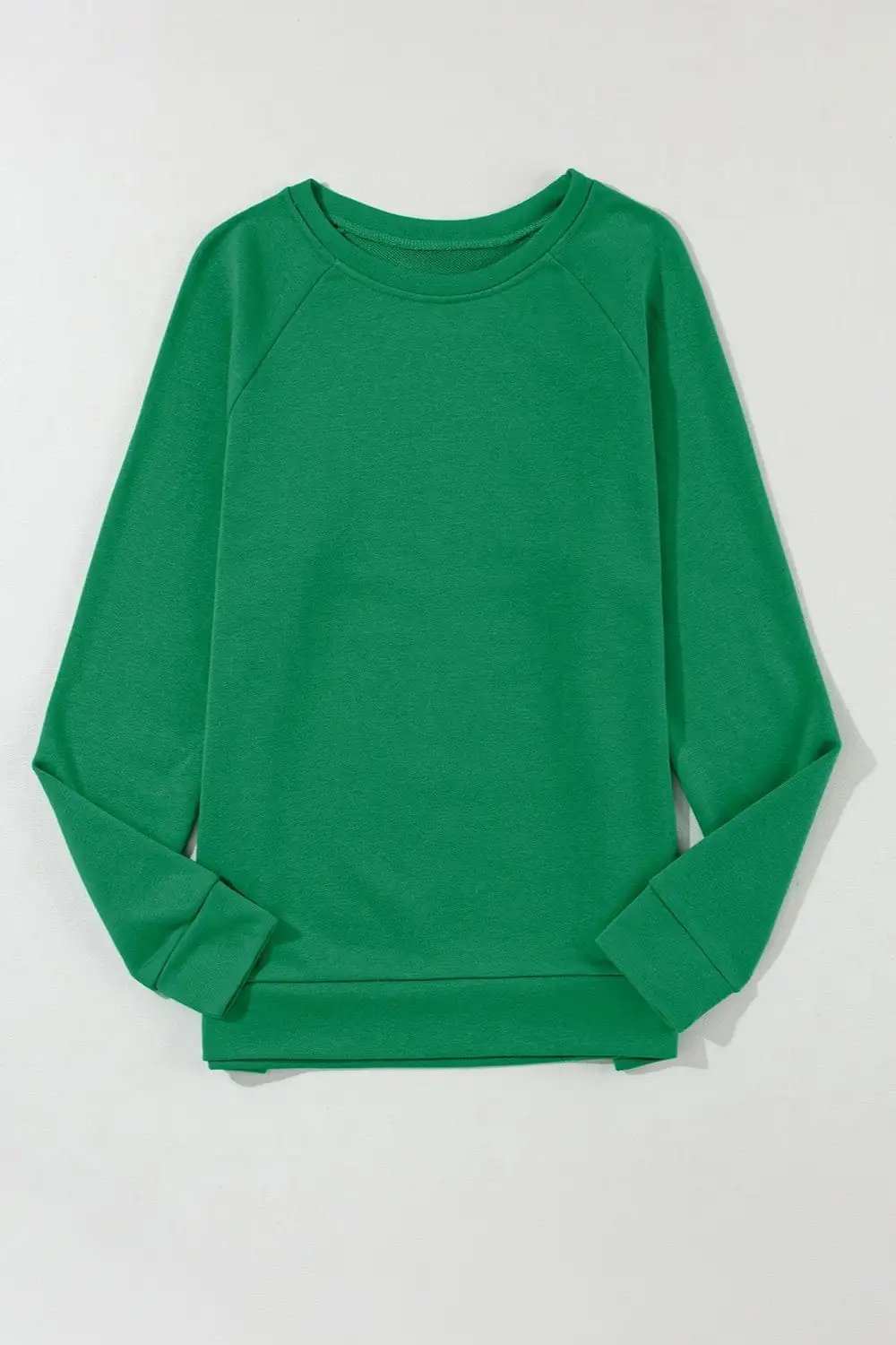 Round Neck Long Sleeve Sweatshirt - Trendsi - Flyclothing LLC