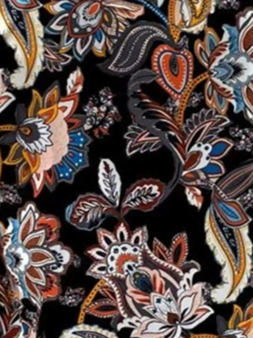 Printed Notched Sleeveless Top - Trendsi - Flyclothing LLC