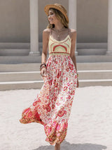 Printed Scoop Neck Cami Dress - Trendsi - Flyclothing LLC