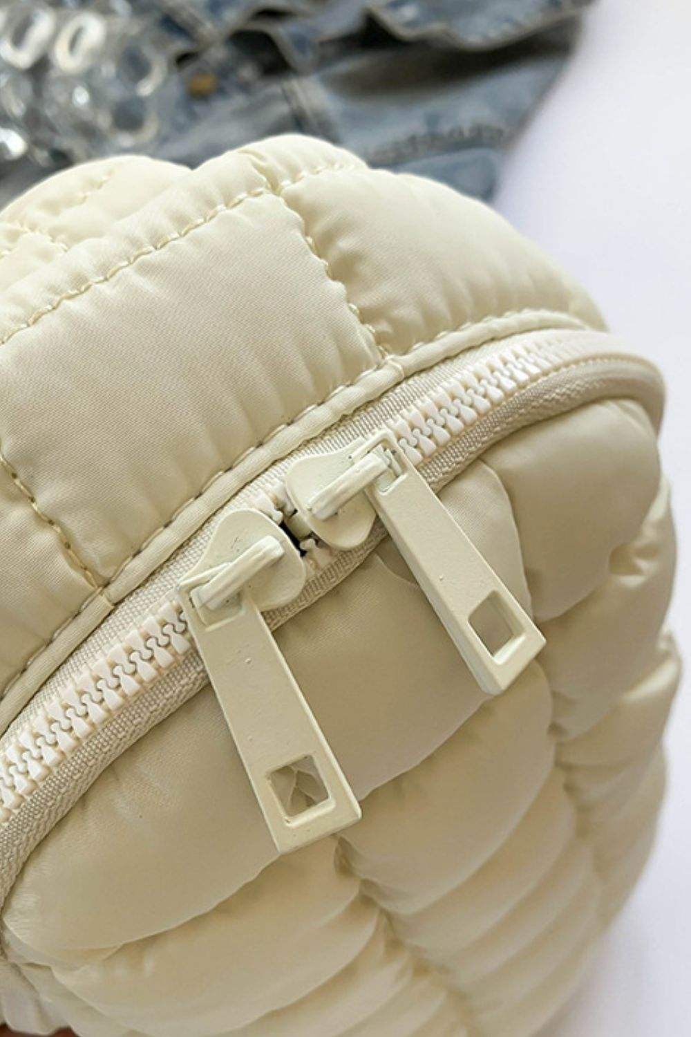 Quilted Nylon Crossbody Bag - Trendsi - Flyclothing LLC