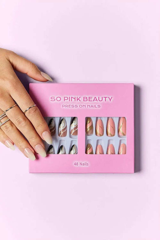 SO PINK BEAUTY Press On Nails 2 Packs - Trendsi - Flyclothing LLC