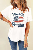 Graphic Round Neck Short Sleeve T-Shirt - Trendsi - Flyclothing LLC