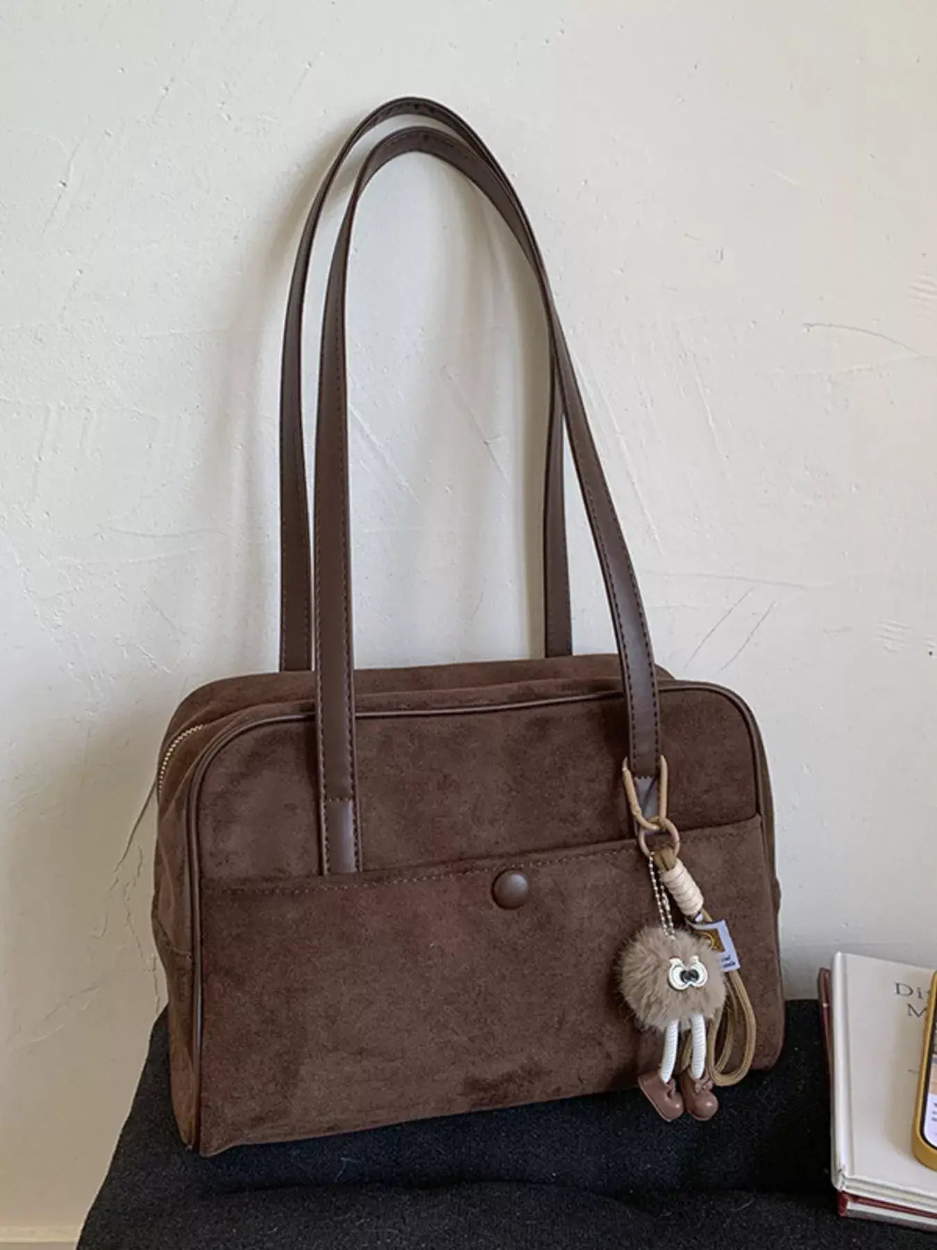 Vintage Handbag with Charm - Trendsi - Flyclothing LLC