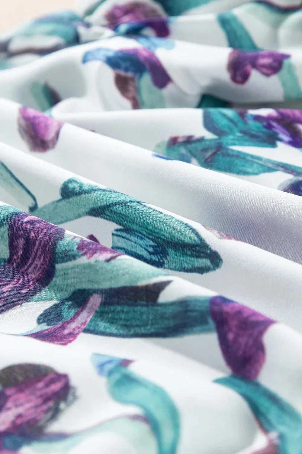 Floral Ricrac Trim Half Sleeve Peplum Top - Trendsi - Flyclothing LLC