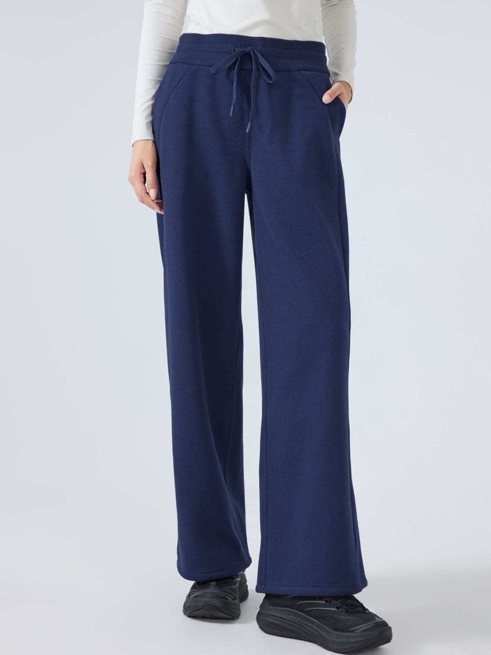 Millennia Drawstring Wide Leg Pants - Trendsi - Flyclothing LLC