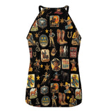 Baha Ranch Vintage Cowboy Collage Western Tank Top - Baha Ranch Western Wear - Flyclothing LLC