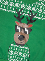 Children's Christmas Reindeer Graphic Crewneck Sweatshirt - Trendsi - Flyclothing LLC