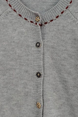Button Down Long Sleeve Cardigan - Trendsi