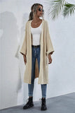 Open Front Long Sleeve Cardigan - Trendsi