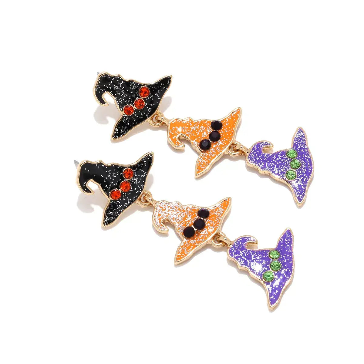 Halloween Witch Hat Drop Earrings - Trendsi - Flyclothing LLC