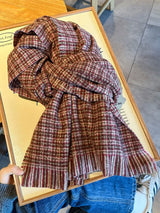 Plaid Warm Scarf - Trendsi - Flyclothing LLC