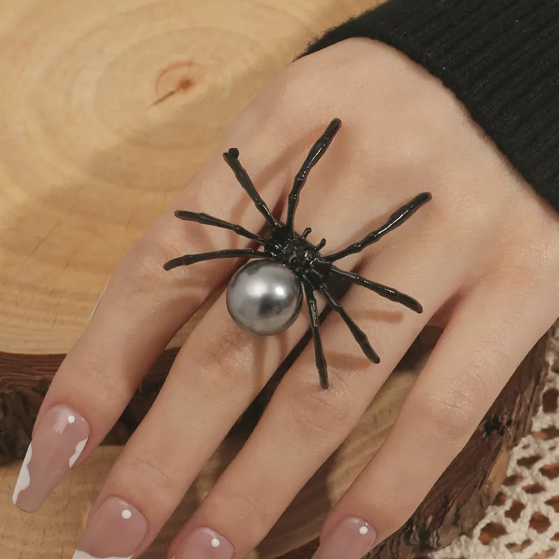 Halloween Spider Pearl Ring - Trendsi - Flyclothing LLC