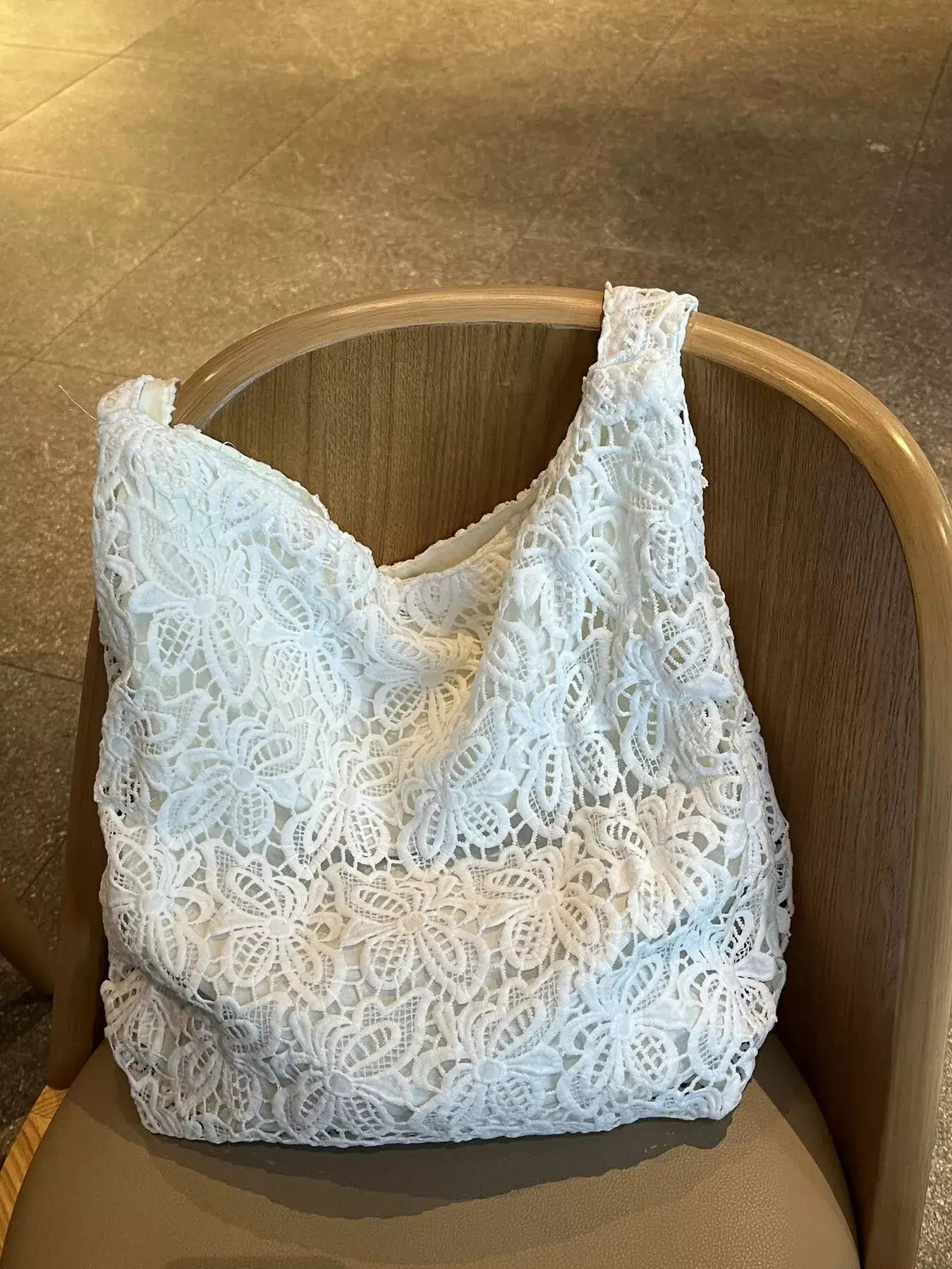 Floral Lace Handbag - Trendsi - Flyclothing LLC