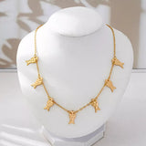 18K Gold-Plated Fish Charm Necklace - Trendsi - Flyclothing LLC