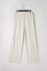 Drawstring High Waist Pants with Pockets - Trendsi - Flyclothing LLC