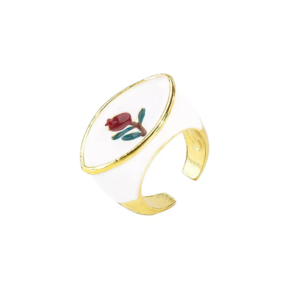 18K Gold-Plated Open Ring - Trendsi - Flyclothing LLC