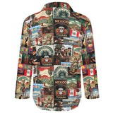 Baha Ranch Colores de Mexico Destination Mexico Button Up Shirt